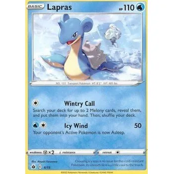 Sběratelská karetní hra Pokémon MCD22 06/15 Lapras - McDonald's Match Battle Stav: Near Mint, Verze: NORMAL