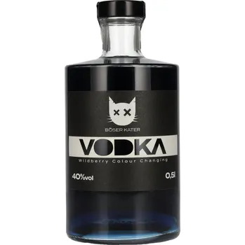 Vodka Böser Kater Wildberry Colour Changing Vodka 0,5L, 40%
