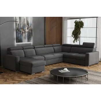 Sedací souprava Sedací souprava Petrit U1 levá Kronos šedá