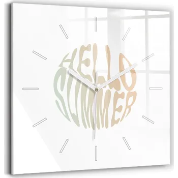 Hodiny Nástěnné hodiny Wallfluent bílé 30 cm