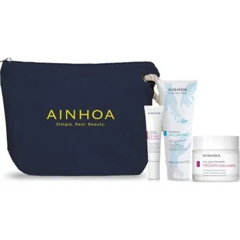Kosmetická sada Ainhoa Vegan Collagen+ Letní Set - Krém 50 ml + krém na ruce 100 ml + oční krém 15 ml Dárková sada
