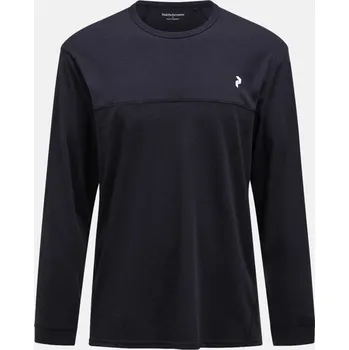 TRIČKO PEAK PERFORMANCE M TRAIL WOOL BLEND LS BLACK