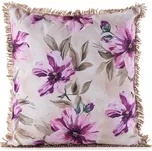 ArtFir Povlak na polštář GARDEN 29B | krémová/růžová 45 x 45 cm