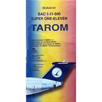 Plastikový model BOA decals 1/144 Decals BAC 1-11-500 TAROM (MARK I)
