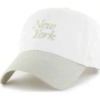Kšiltovka Bavlněná baseballová čepice 47 brand MLB New York Yankees béžová barva, B-FNDSC17GWS-SSE B.FNDSC17GWS.SSE 08X, vel. ONE SIZE