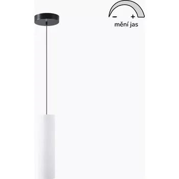 Plnospektrální LED svítidlo KIMBA S3 skleněné 150 mm 64W černé - Denní, Chytré drátové DALI