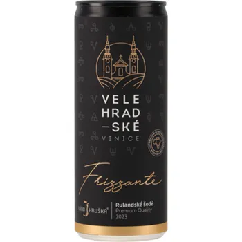 Velehradské vinice 2024 "RŠ Frizzante", Víno Hruška, jemně perlivé víno, suché, 0,25l plechovka