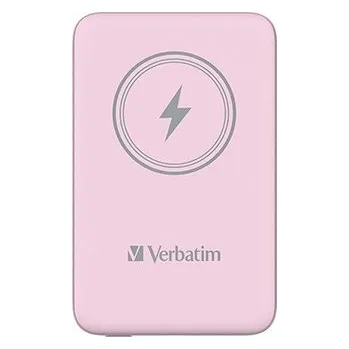 Powerbanka Verbatim 32248 power banka s bezdrátovým nabíjením, 5V, 10 000mAh, růžová