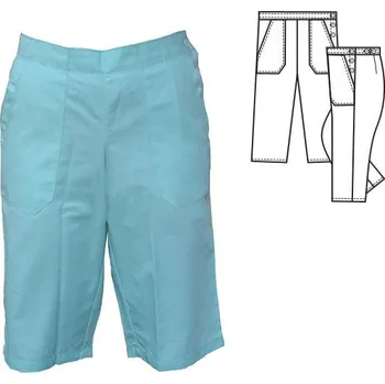 Gastro oděv (2405) VANDA kalh. D 3/4 pásek -sv.zelená- 52/168EU52