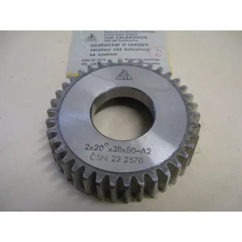 Bojový nůž Obrážecí nože kotoučové s přímými zuby m1,5X20°X50X80-A2 CSN 222570