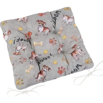 Podsedák Sedák EMA prošívaný Šedá,Béžová - 40x40 cm prošívaný