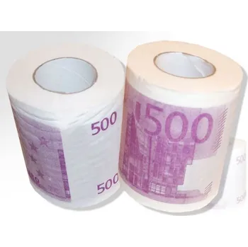 Toaletní papír Toaletní papír - 500 Euro fialový