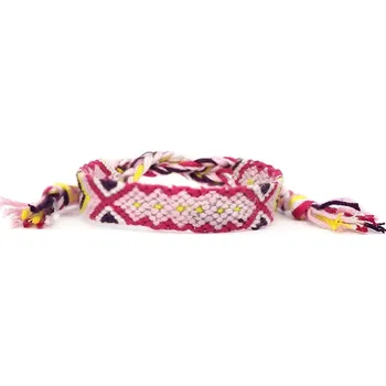 Náramek Tkaný náramek Harmony, růžová