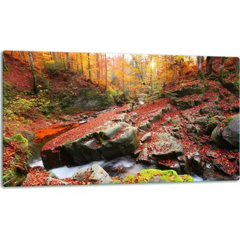 Kuchyňské prkénko SKLENĚNÁ DESKA NA KRAJENÍ 52x30 KRAJINA