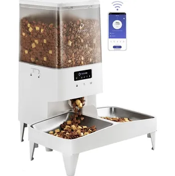 Obojek pro psa PETEMPO automatické krmítko pro kočky/psy, 5L, 2,4 GHz Wi-Fi