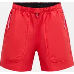 ŠORTKY PEAK PERFORMANCE W OUTDOOR CARGO SHORTS BRILLIANT RED/BLACK/