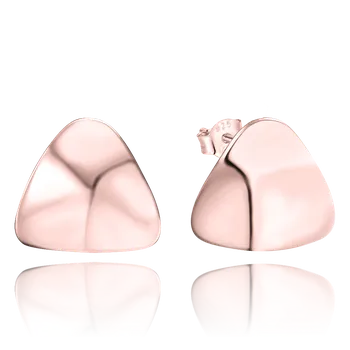 Souprava šperků MINET Moderní Rosegold stříbrné náušnice JMAN0636RE00