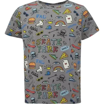 Chlapecké triko Lewro ZAC 116/122 Šedá, Mix