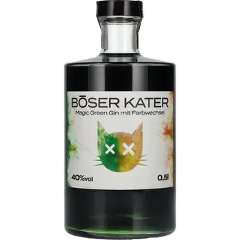 Gin Böser Kater Magic Green Gin 0,5L, 40%