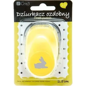 Děrovačka dpCraft Dekorační děrovačka 2,5cm – králík