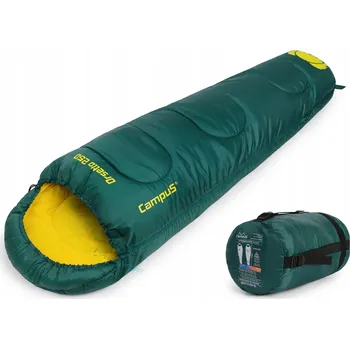 Spacák Syntetický spacák Campus Orsetto 250 mumie zelený 170 cm