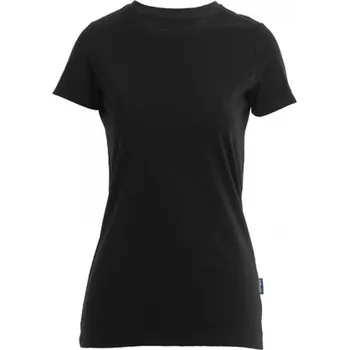 Dámské tričko HRM Luxusní dámské tričko z česané organické bavlny 160 g/m Barva: Černá, Velikost: M HRM201