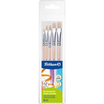Hračka pro nejmenší Pelikan Štetce sada 613F č. 2,6,8,10,12 Pelikan