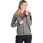 Dámská turistická mikina se zipem NORTHFINDER-MARCELLA-807lightgreenblack Zelená S