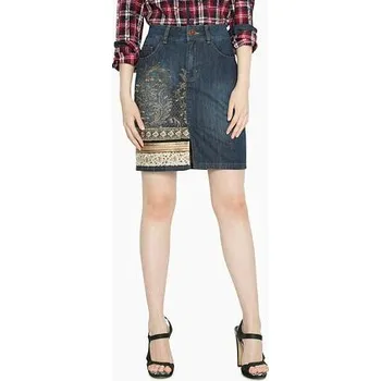 Dámská sukně Sukně Desigual Cathy denim medium wash velikost 28