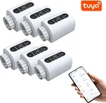 SET 6 x BOT Chytrá WiFi termostatická hlavice TH4 Tuya