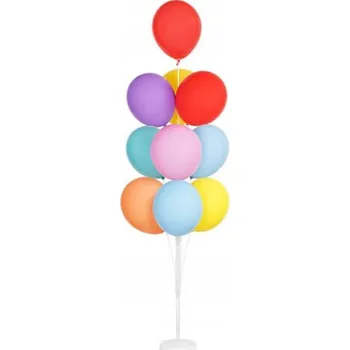 Party Deco Stojan na balonky 160 cm bílý