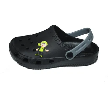 Chlapecké pantofle Kenbo Chlapecké gumové nazouváky černé