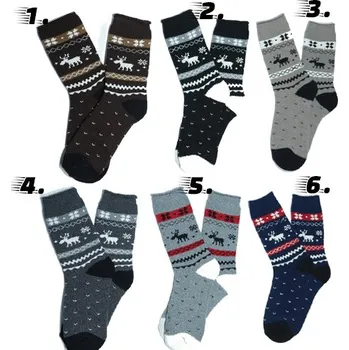 Pánské ponožky PÁNSKÉ VLNĚNÉ PONOŽKY (zdravotní) AMZF PA573 (Pánské thermo ponožky)