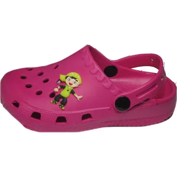 Dívčí pantofle Kenbo 1301M Dívčí gumové nazouváky růžové