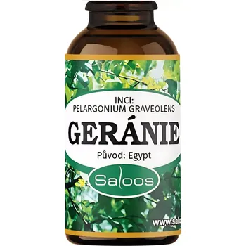 Vůně do bytu SALOOS Esenciální olej Geránie 20ml (100% přírodní éterický olej)
