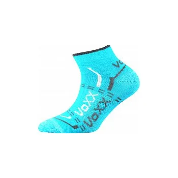 Dětské kotníčkové ponožky Fuski Boma - Rexík - tyrkysová (- lem ponožky sahá pod kotník)