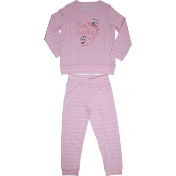 Dívčí pyžamo Dívčí pyžamo WOLF - růžová barva