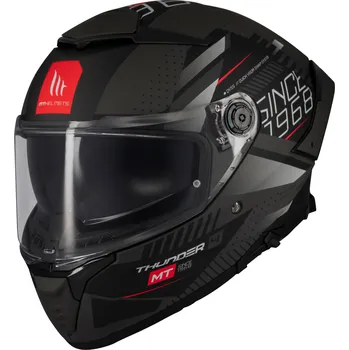 Helma na motorku MT Helmets Integrální helma na motorku MT Thunder 4 SV Luminence matná černá XL