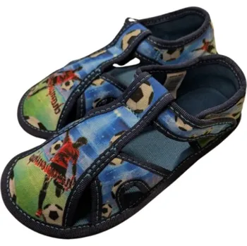 „Dětské barefoot bačkory EF 386 Football – pro zdravou chůzi | Botonožka.cz“ Velikost: 27