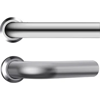 Dveřní kování BOT náhradní klika pro chytré kliky H1 stříbrná Roh: Kulatý roh