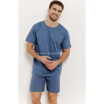 Pánské pyžamo TARO Pánské pyžamo Nick3400 Barva: ss51-modrá, Velikost: M