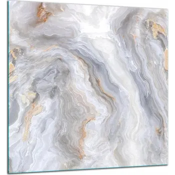 Kuchyňské prkénko SKLENĚNÁ OCHRANNÁ DESKA / PANEL S LEPIDLEM 60x65 MARMOR – Tvrzené Sklo do kuchyně 7v1