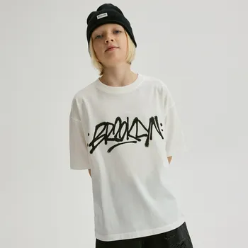 Dětská móda Reserved - Bavlněné tričko s potiskem - bílá - 481ED-00X - 481ED-00X-134