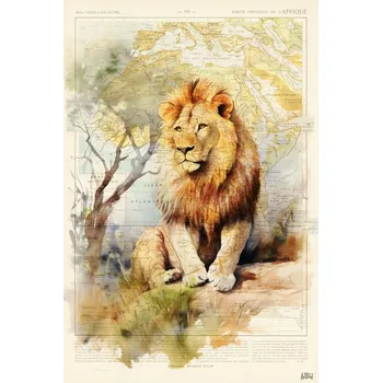 Plakát Plakát, Obraz - King Lion, Thomas Chedeville