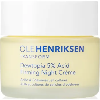 Pleťový krém OLEHENRIKSEN Transform Dewtopia 5% Acid Firming Night Crème zpevňující noční krém s AHA kyselinami 50 ml