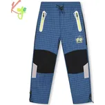 Chlapecké plátěné kalhoty tyrkysové Kugo FK7601 (chlapecké letní kalhoty)