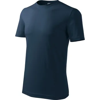 Pánské oblečení PÁNSKÉ TRIČKO nám.modré Malfini Classic (Pánské tričko krátký rukáv)