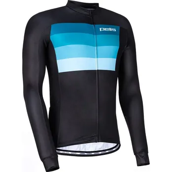 cyklistický dres Dres s dlouhým rukávem PELLS Lines Blue