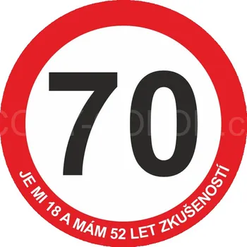 Samolepící etiketa Dárková cedule - vše nejlepší k narozeninám