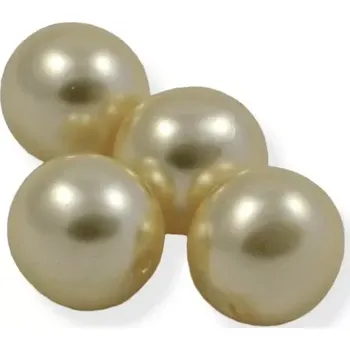 Korálek Voskové perle béžové 10mm - 10 ks